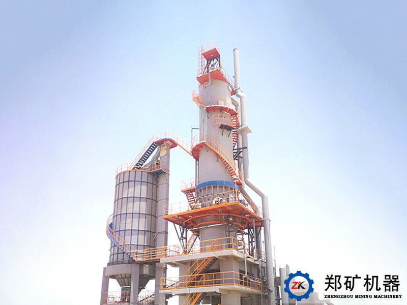 高熱值-100 tpd 燃油豎窯活性石灰生產線安裝現場100 tpd Fuel oil vertical lime kiln production line installation site_compressed.jpg
